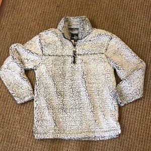Boxercraft fluffy quarter zip sweater